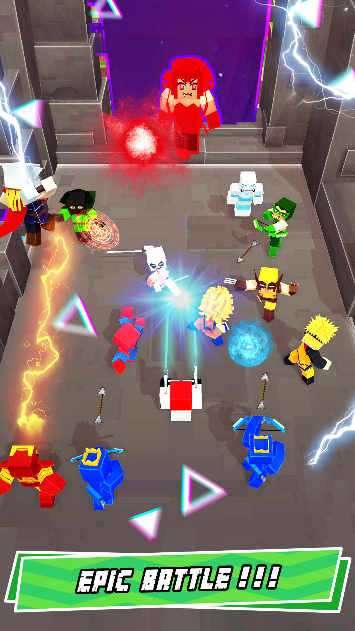 اسکرین شات 6 بازی Hero Craft 3D: Run & Battle