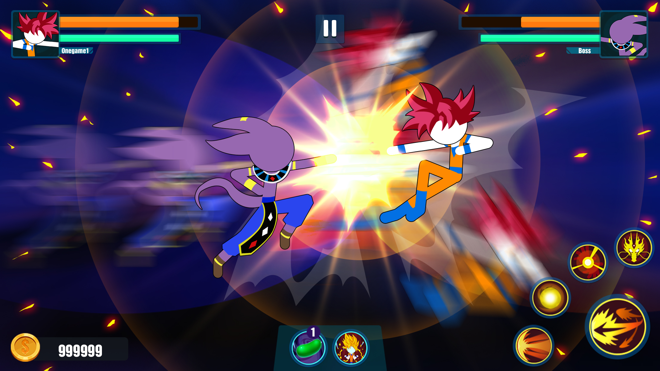 اسکرین شات 3 بازی Stick Dragon Fight Warrios
