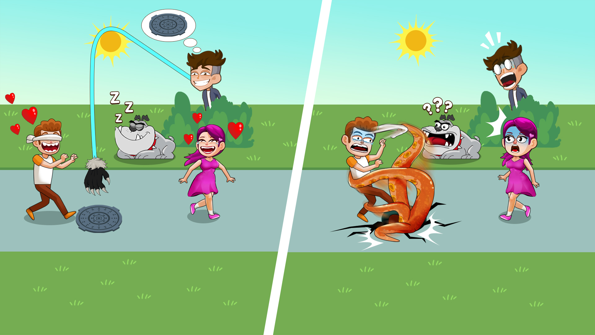 اسکرین شات 1 بازی Troll Thief Puzzle Master Game