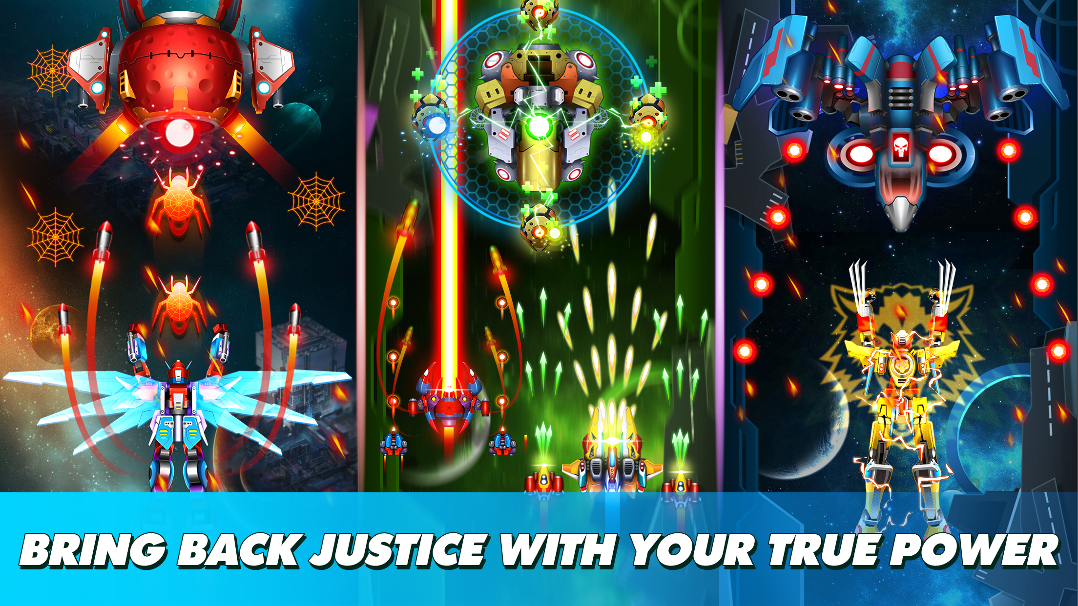اسکرین شات 5 بازی Thunder Fighter Superhero
