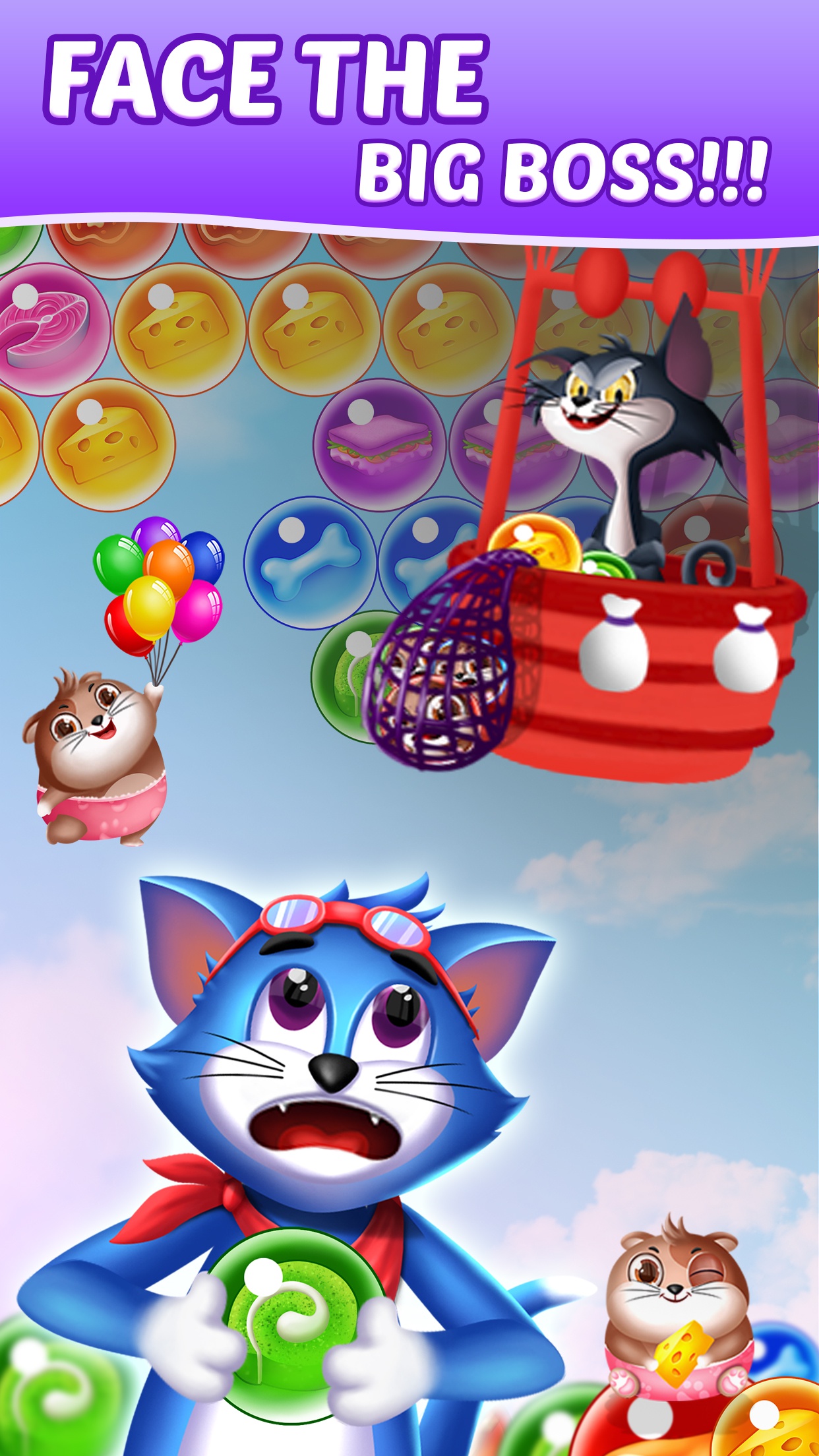 اسکرین شات 3 بازی Tomcat Pop: Bubble Shooter