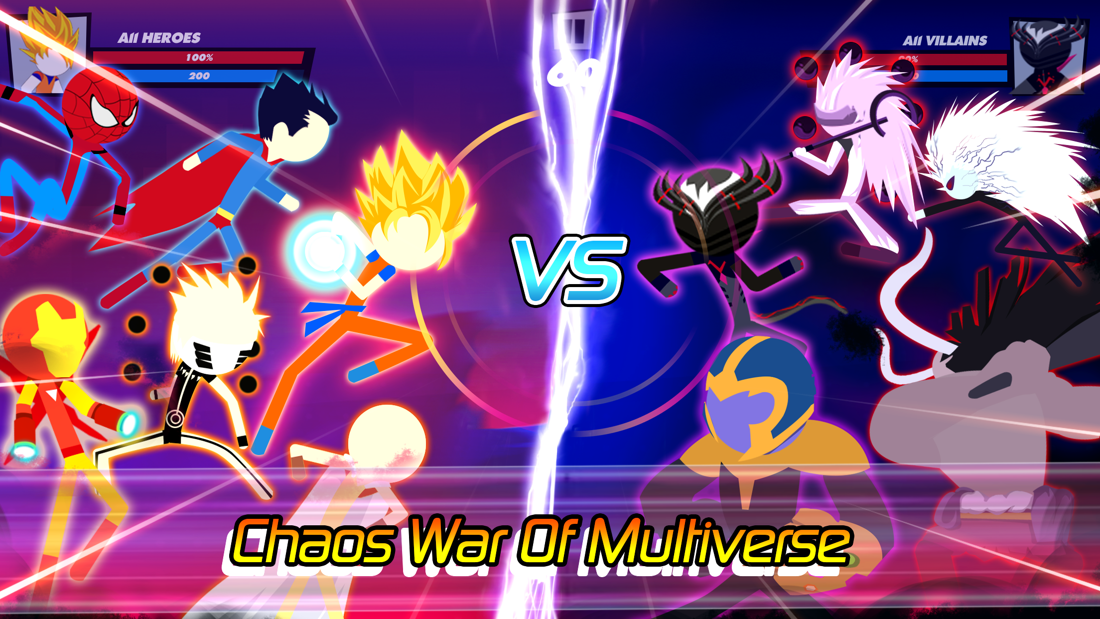 اسکرین شات 1 بازی Super Stick Fight AllStar Hero