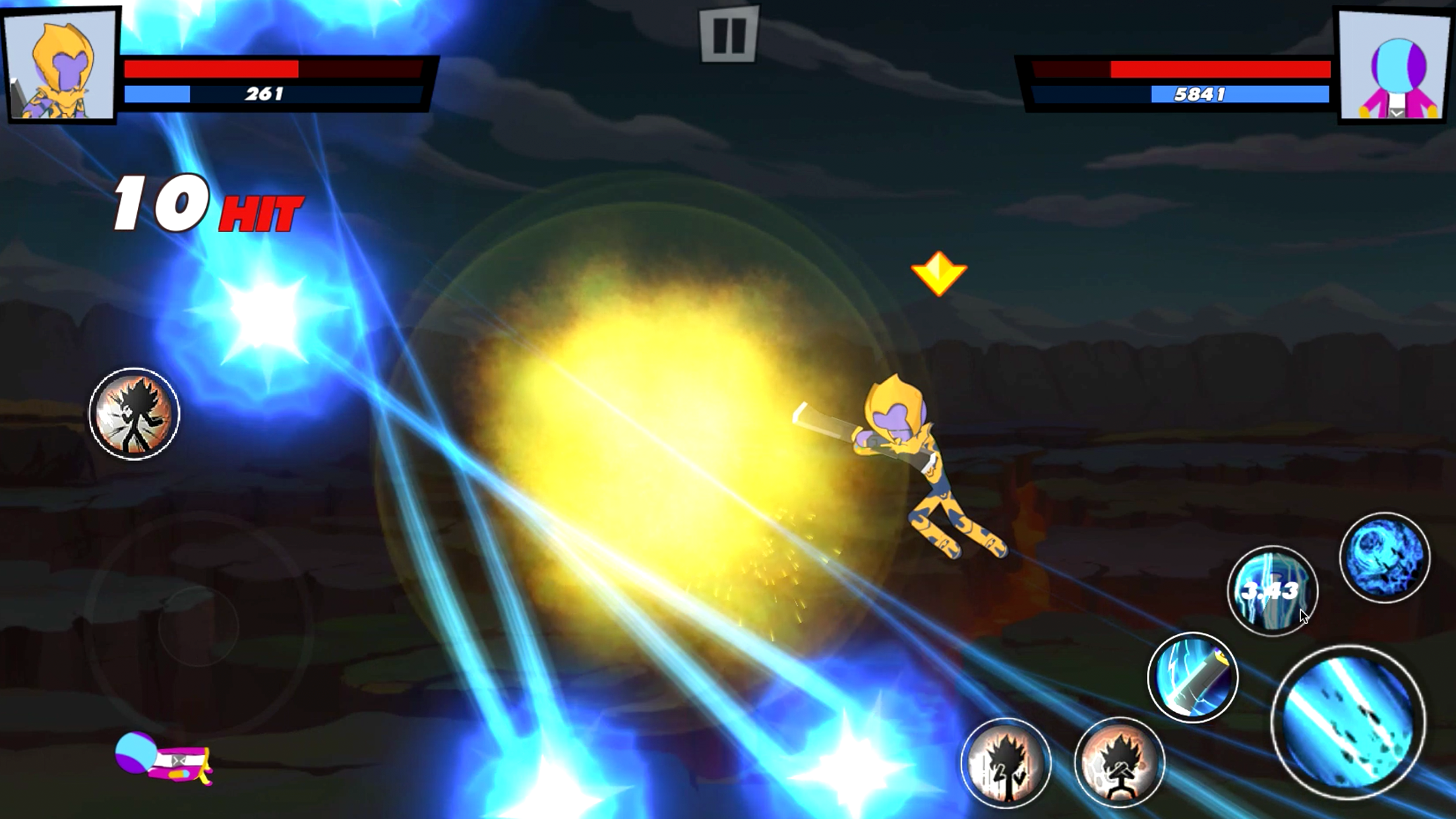 اسکرین شات 8 بازی Super Stick Fight AllStar Hero