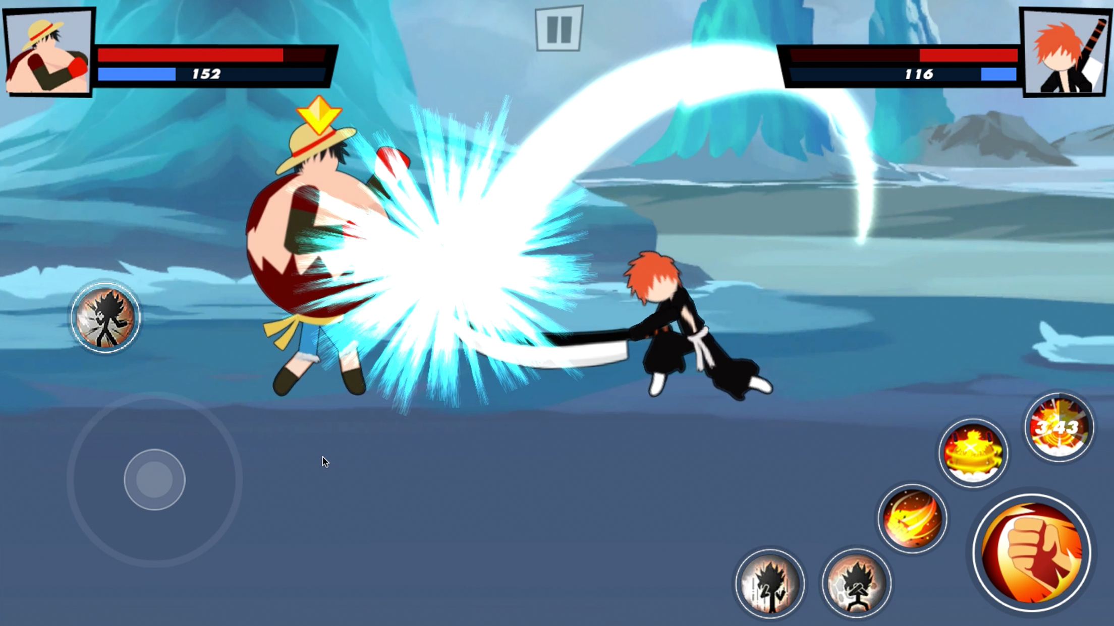 اسکرین شات 7 بازی Super Stick Fight AllStar Hero