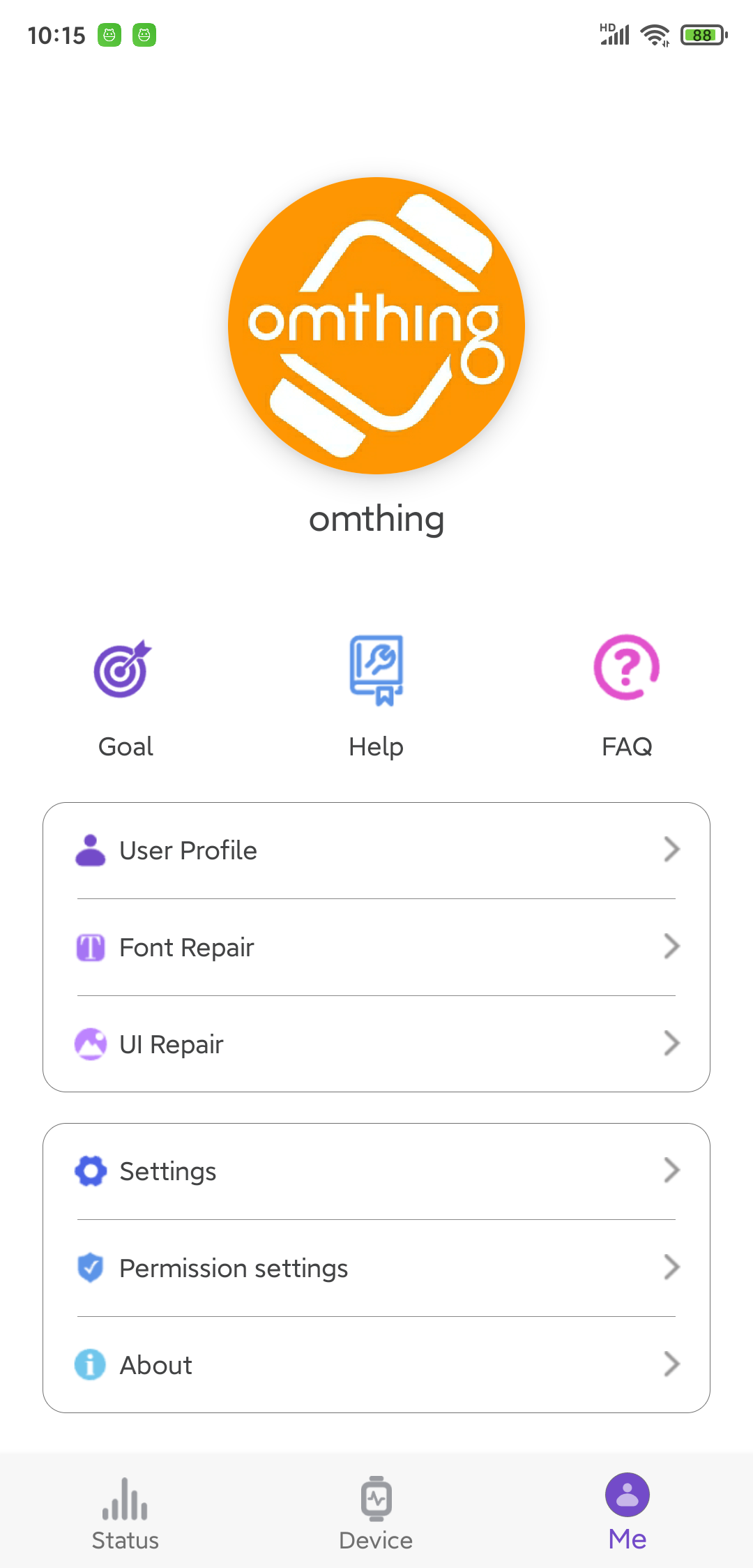 اسکرین شات 3 برنامه omthing watch