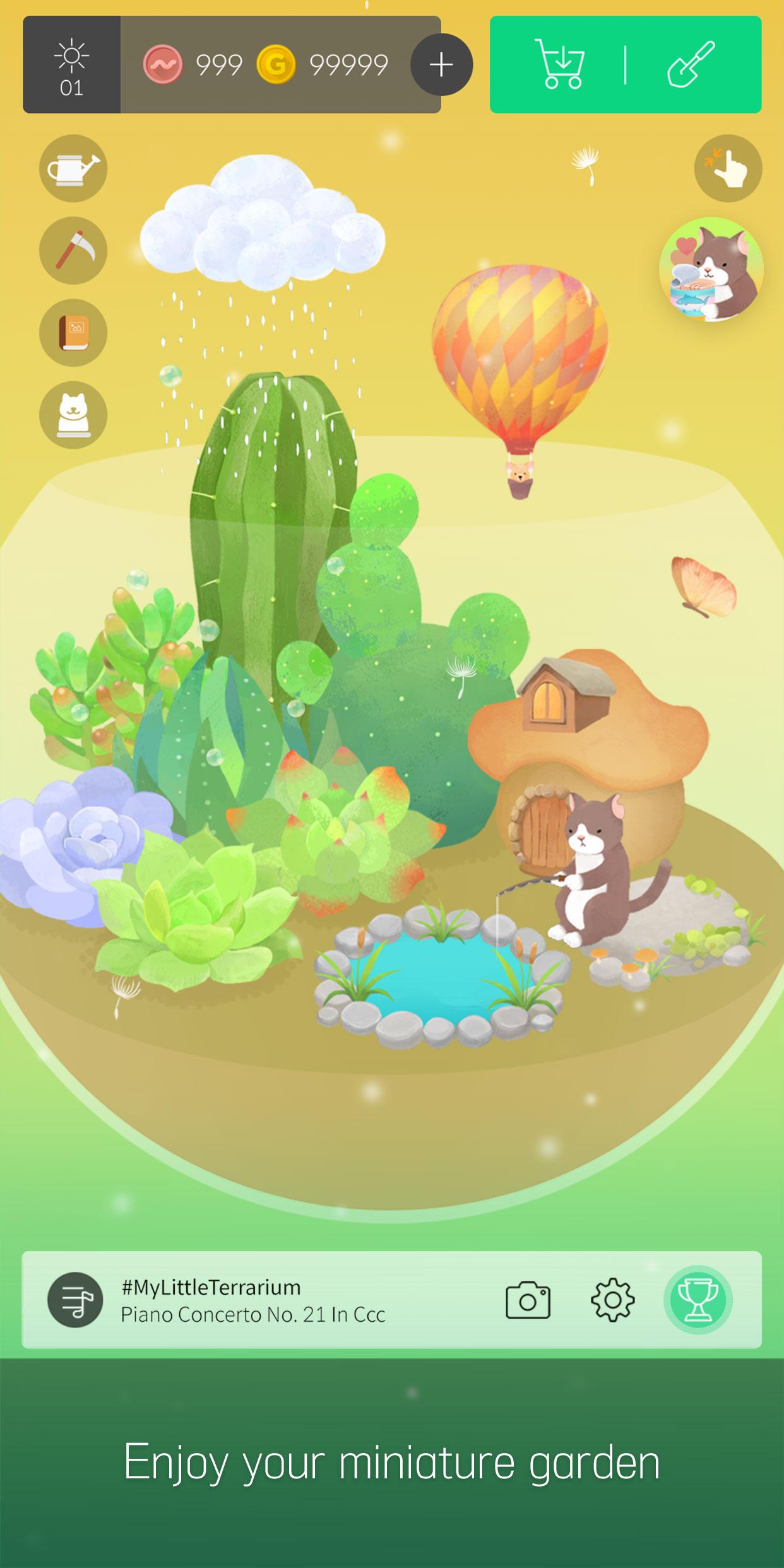 اسکرین شات 1 بازی My Little Terrarium: Idle Game