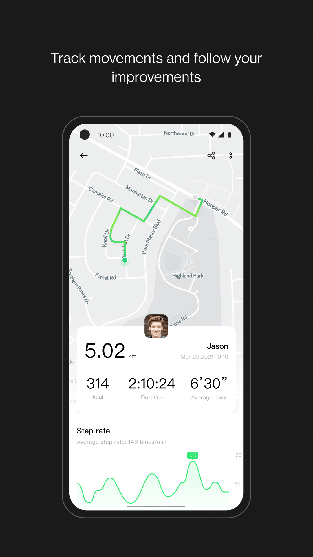 اسکرین شات 2 برنامه OnePlus Health