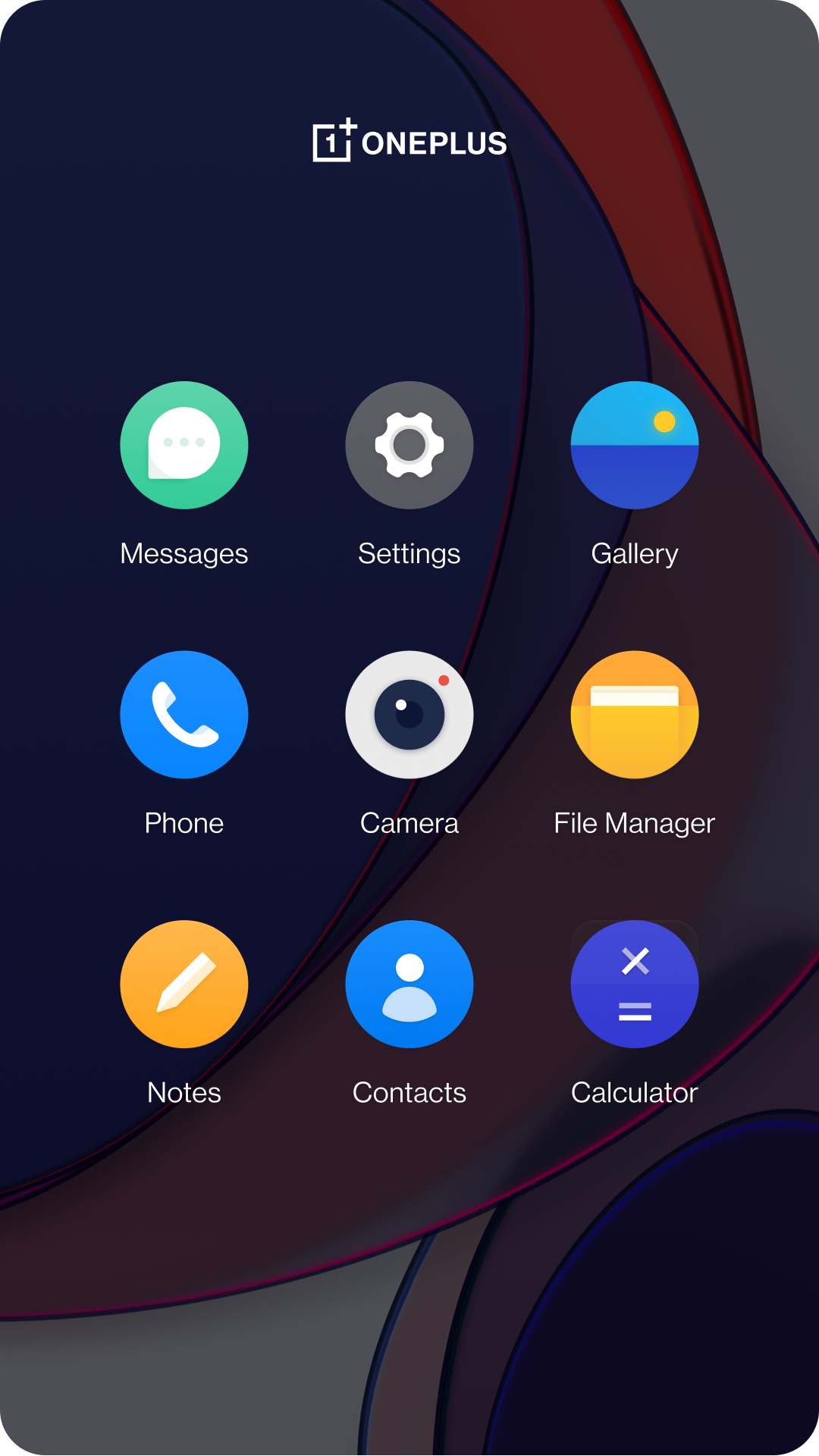 اسکرین شات 1 برنامه OnePlus Icon Pack - Oxygen