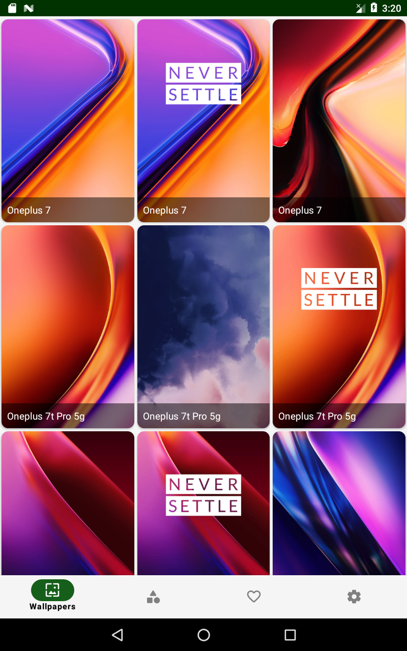 اسکرین شات 2 برنامه Wallpaper for Oneplus