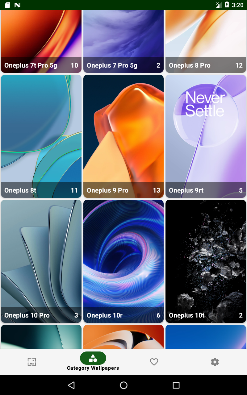 اسکرین شات 7 برنامه Wallpaper for Oneplus