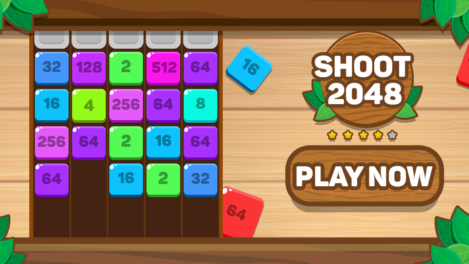 اسکرین شات 7 بازی 2048 Shoot & Merge Block Puzzle