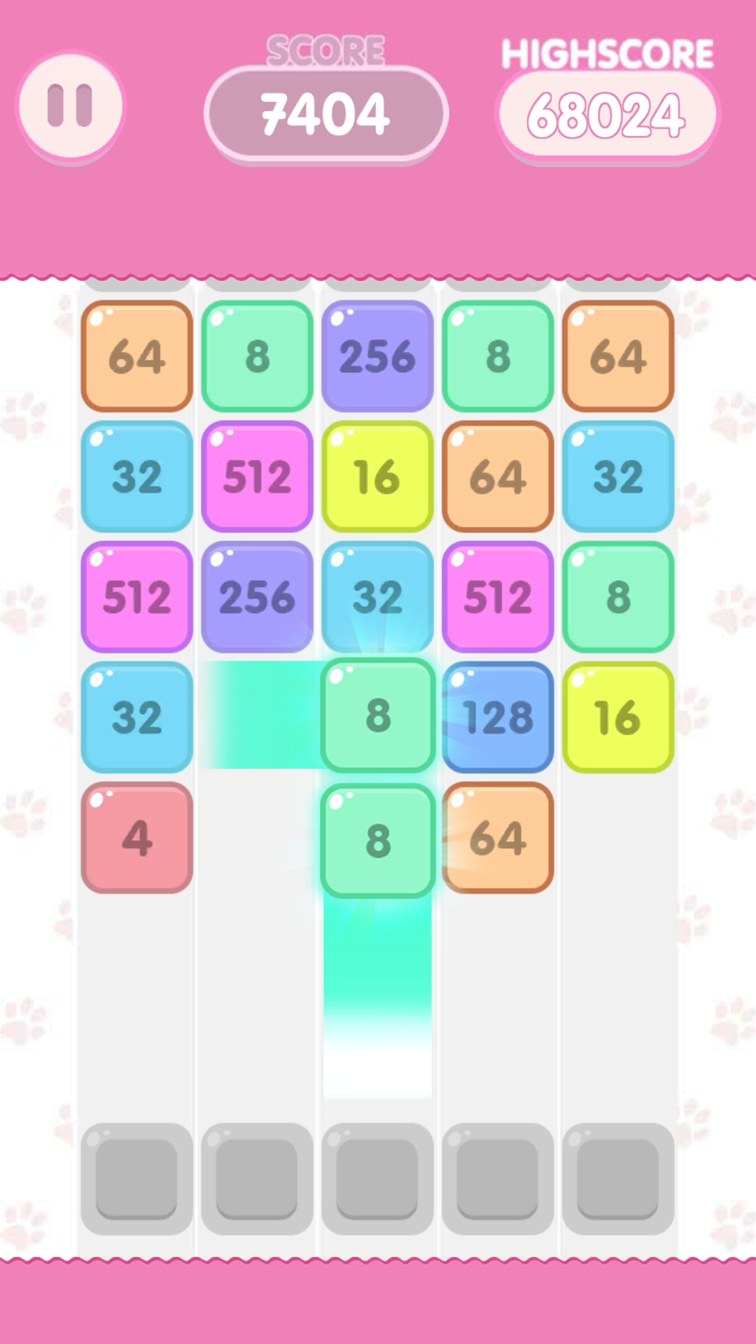 اسکرین شات 6 بازی 2048 Shoot & Merge Block Puzzle