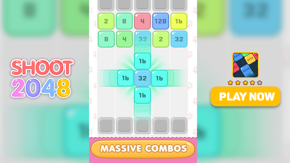 اسکرین شات 8 بازی 2048 Shoot & Merge Block Puzzle