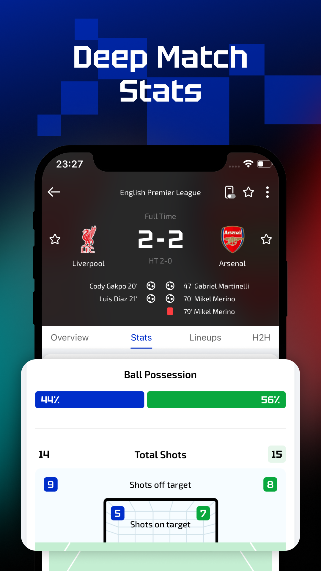 اسکرین شات 3 برنامه AiScore - Live Sports Scores