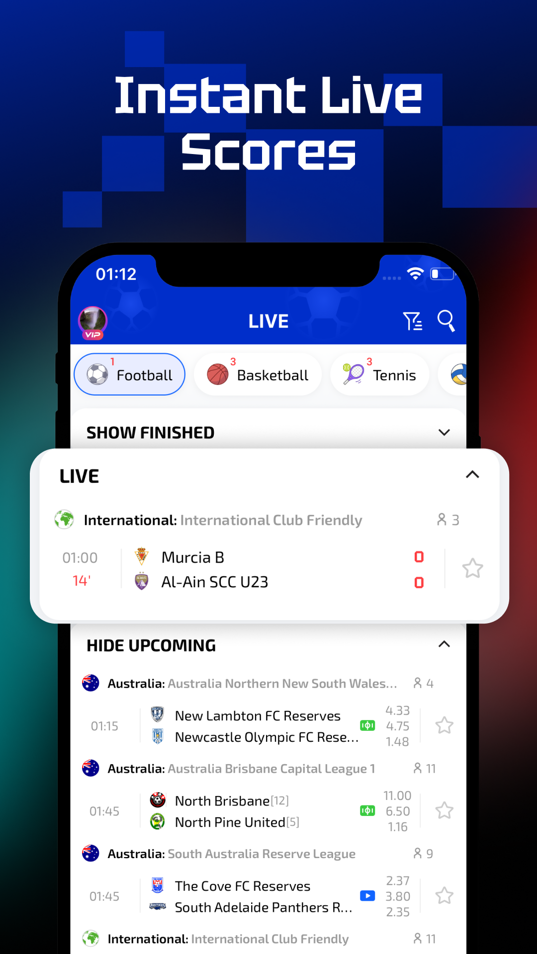 اسکرین شات 7 برنامه AiScore - Live Sports Scores