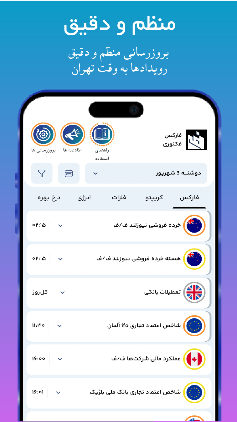 اسکرین شات 1 برنامه ‏فارکس فکتوری فارسی