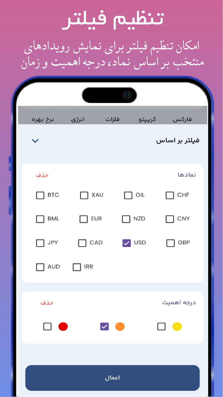 اسکرین شات 3 برنامه ‏فارکس فکتوری فارسی