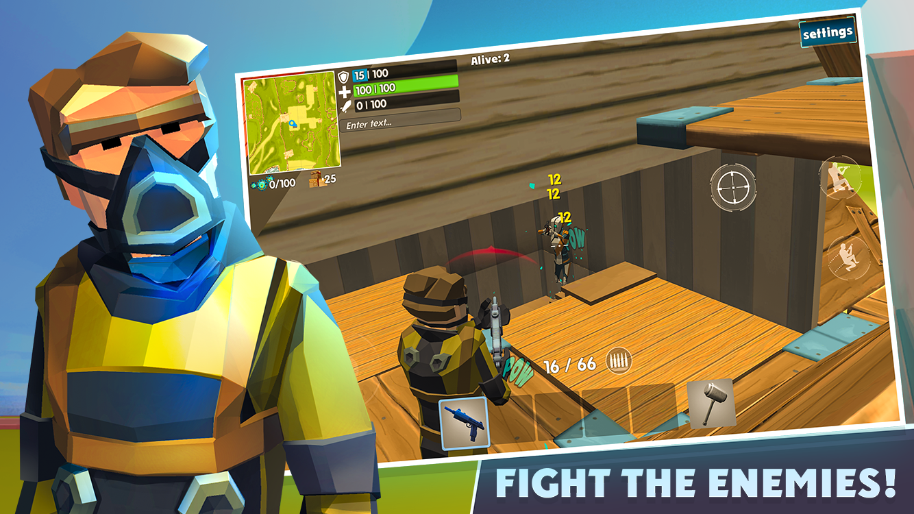 اسکرین شات 1 بازی rocket royale (راکت رویال)