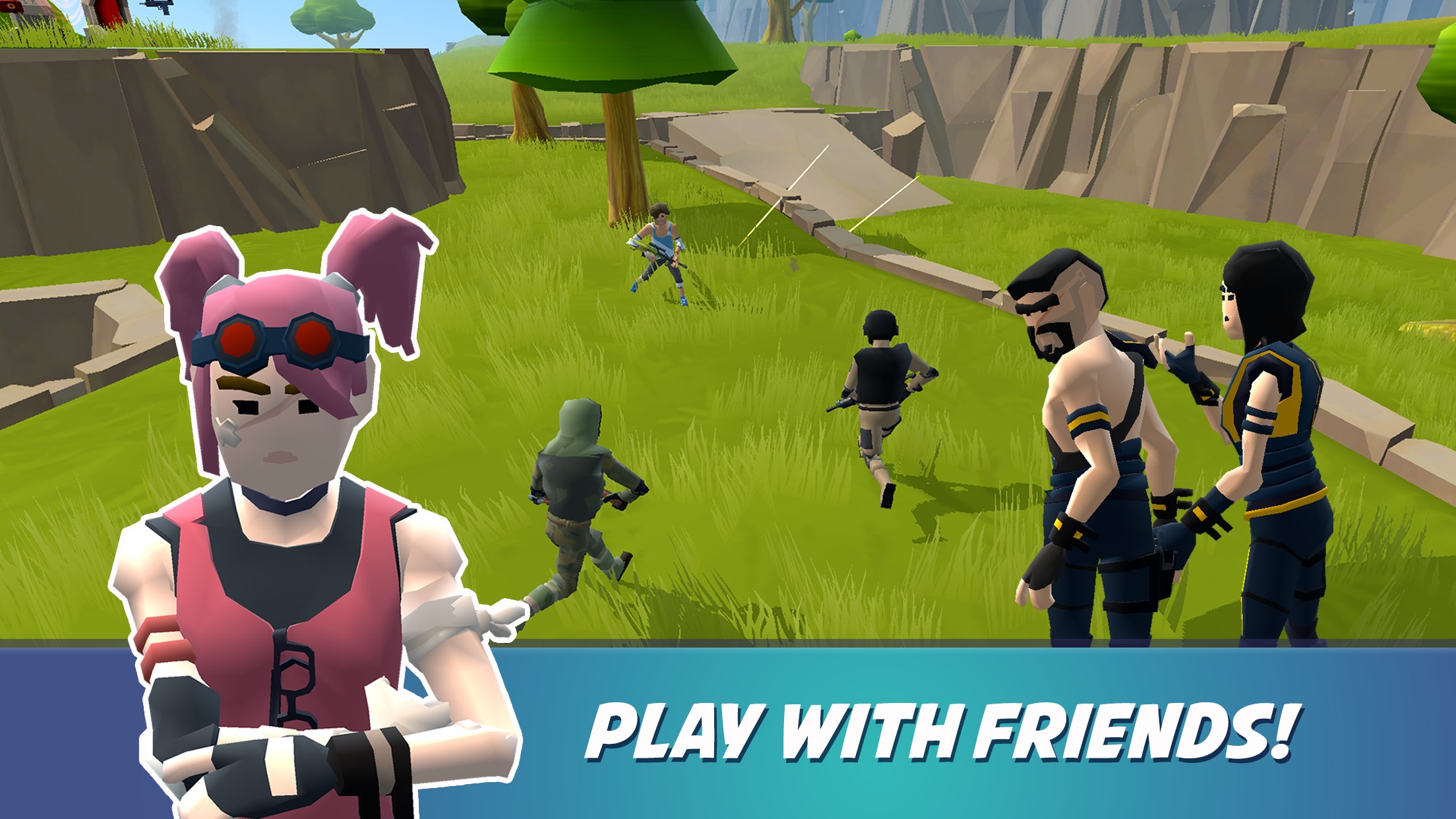 اسکرین شات 3 بازی rocket royale (راکت رویال)