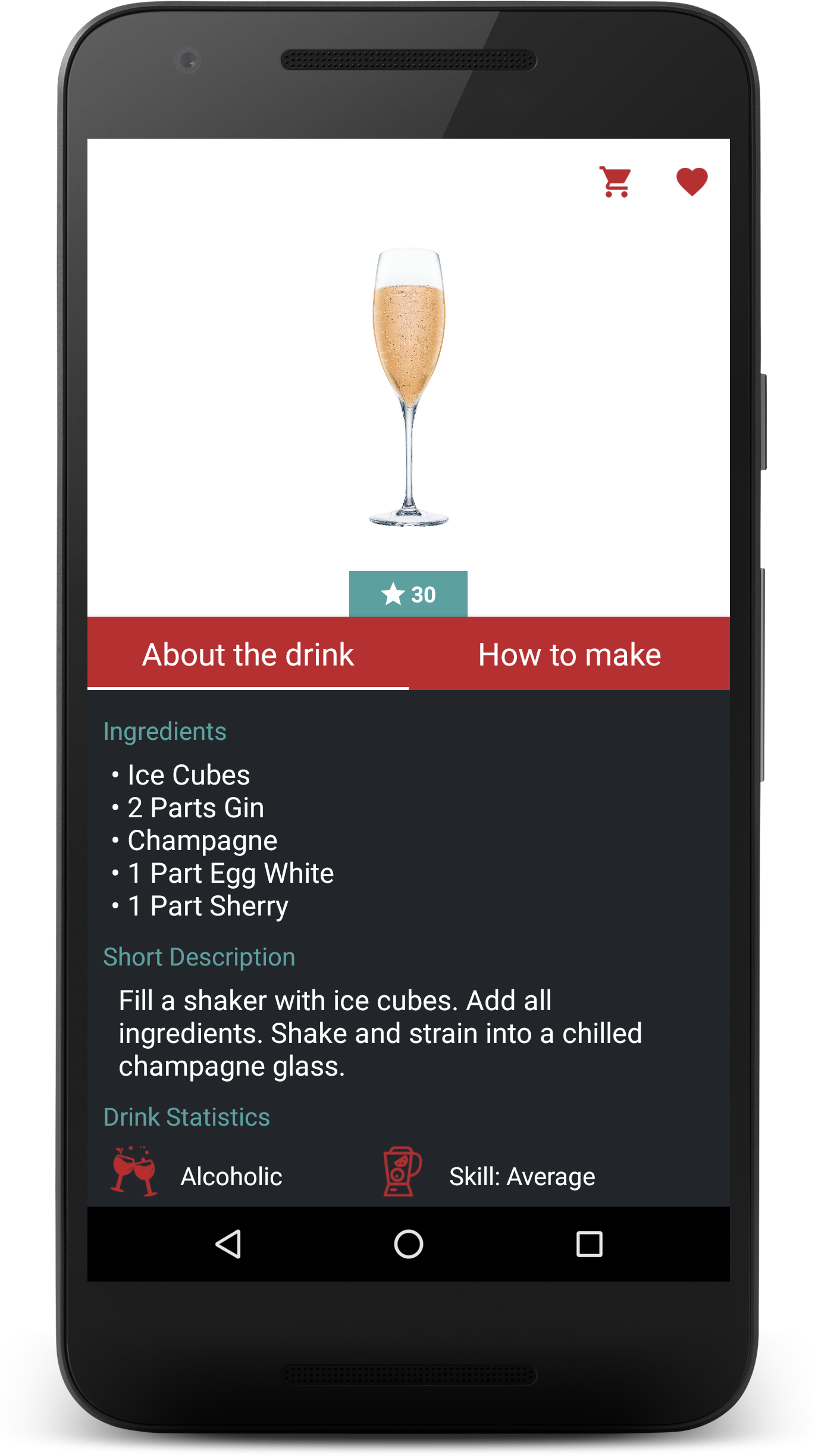 اسکرین شات 5 برنامه Drink & Cocktail Recipes