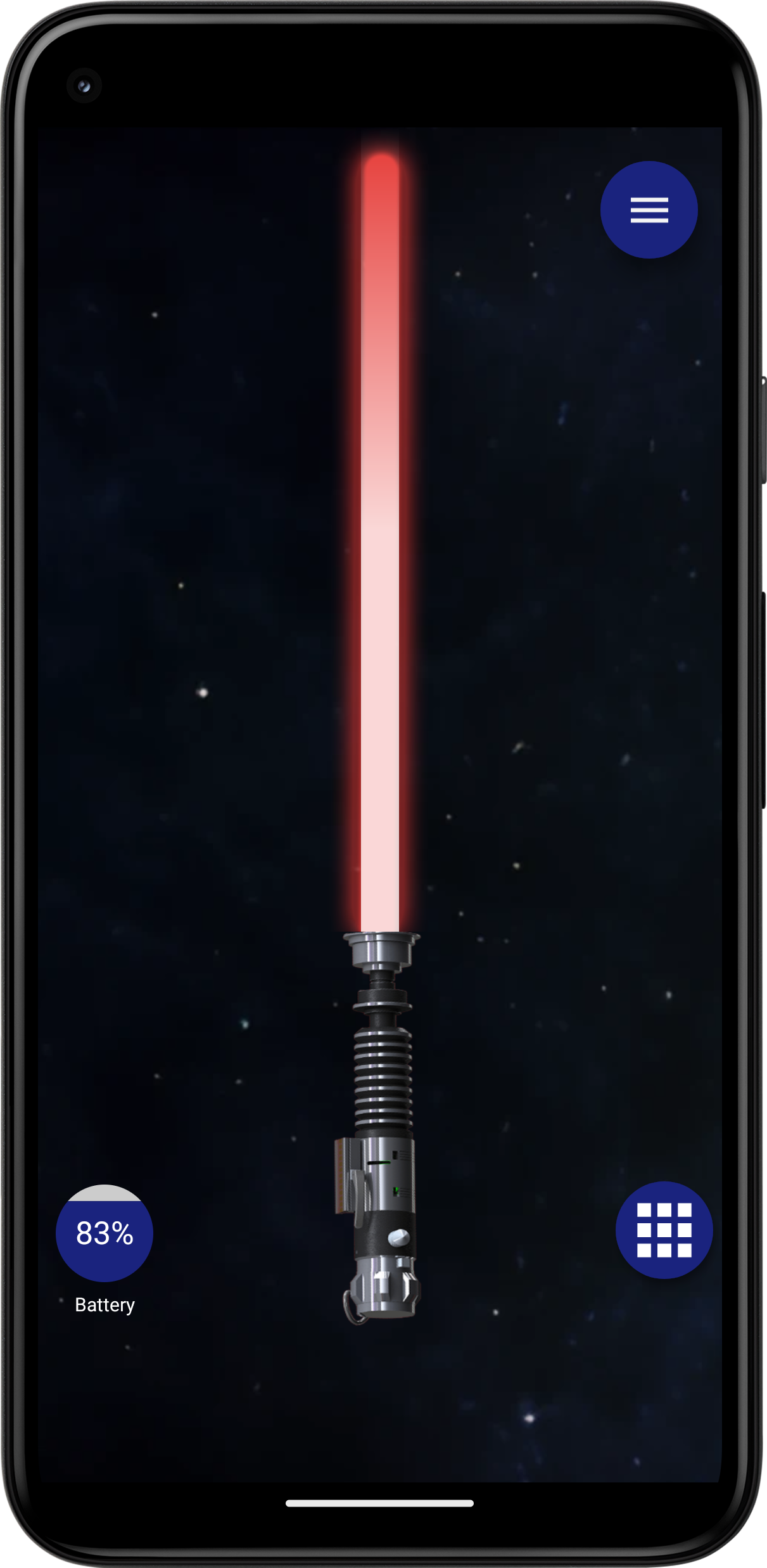 اسکرین شات 2 برنامه Light Saber Simulator