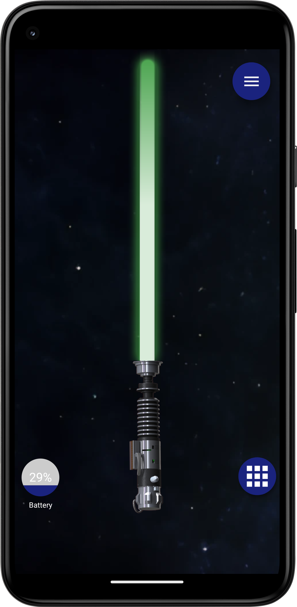 اسکرین شات 4 برنامه Light Saber Simulator