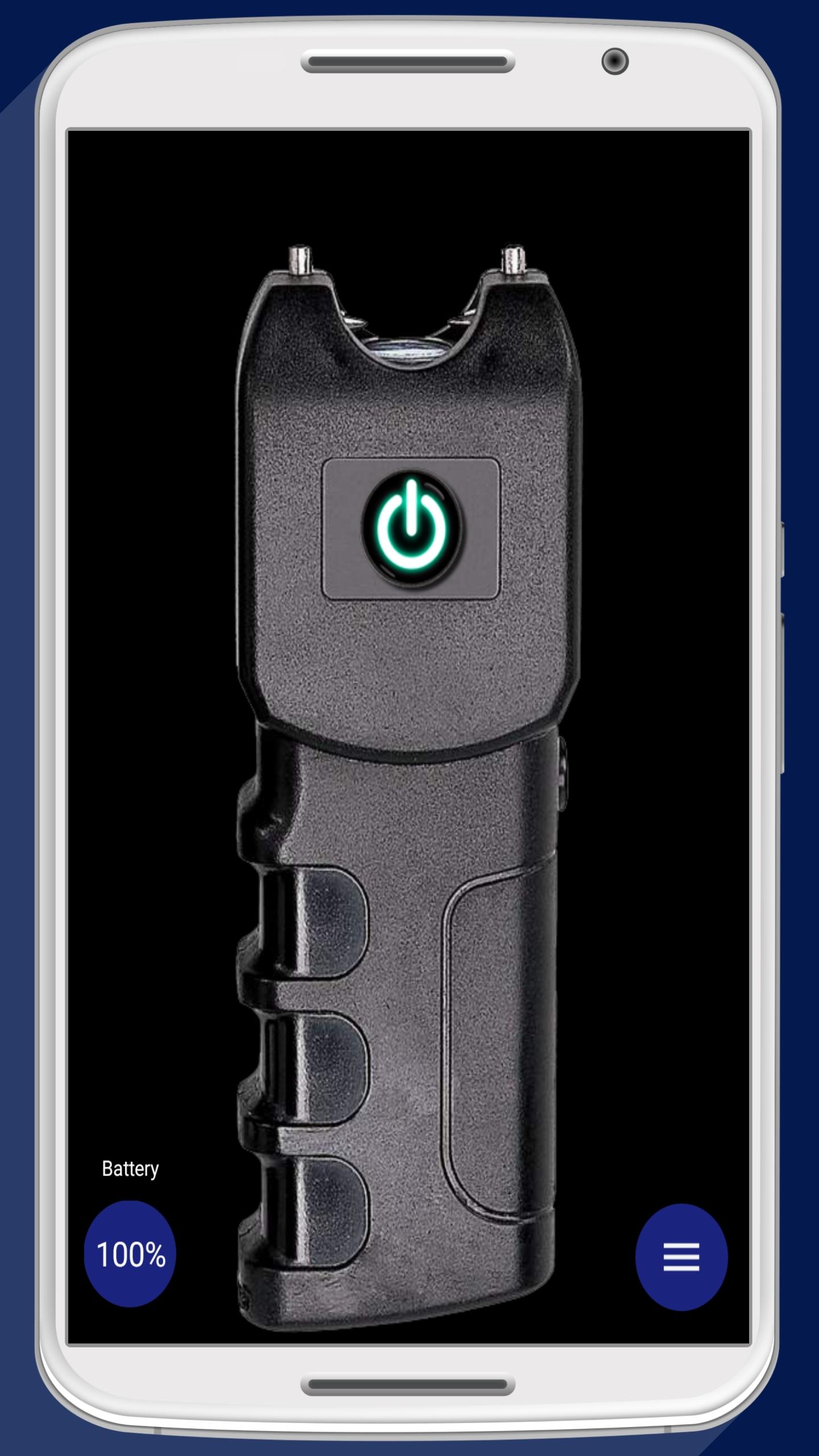 اسکرین شات 1 برنامه Electric Stun Gun Zapper Prank