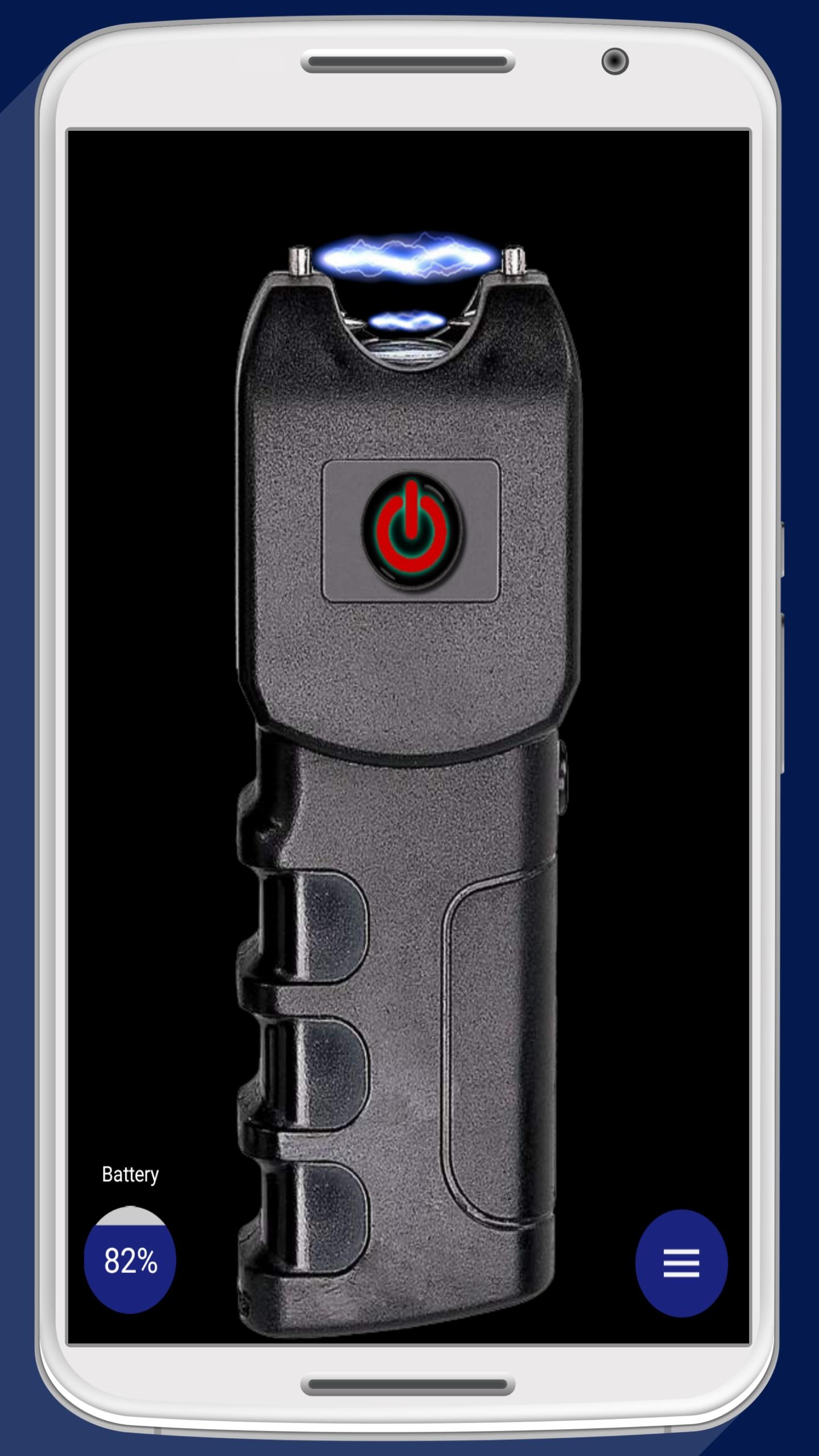 اسکرین شات 3 برنامه Electric Stun Gun Zapper Prank