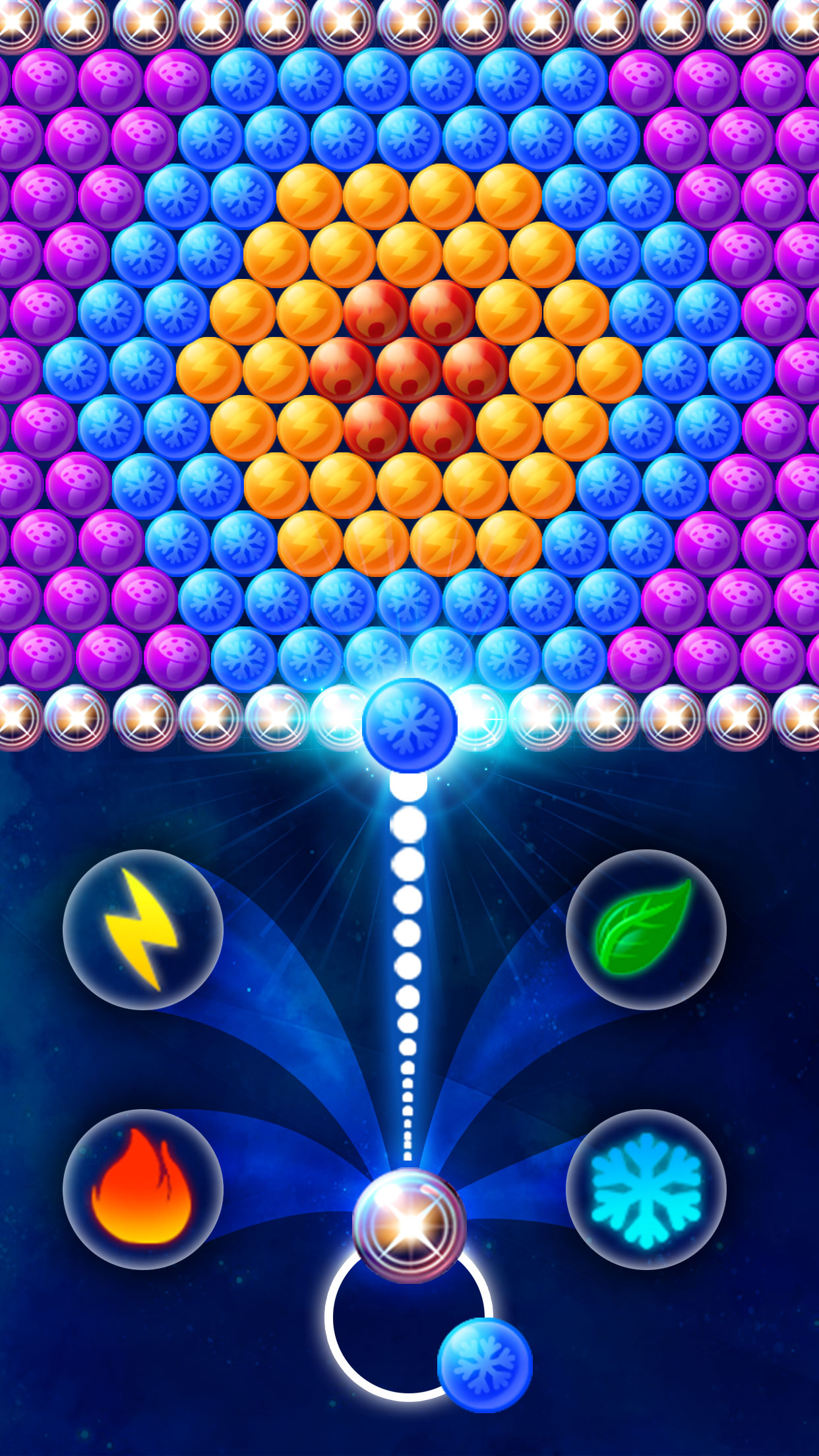 اسکرین شات 3 بازی Classic Bubble Shooter