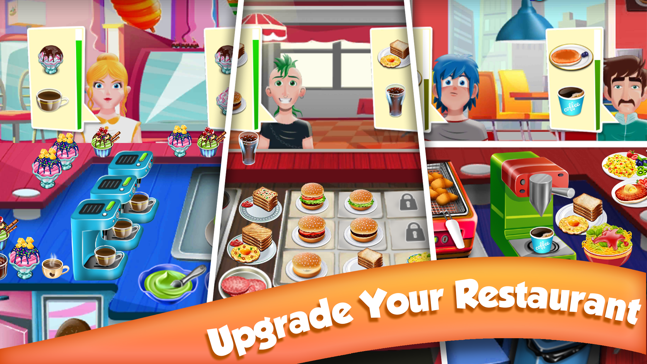 اسکرین شات 2 بازی Cooking Rush: Restaurant Chef