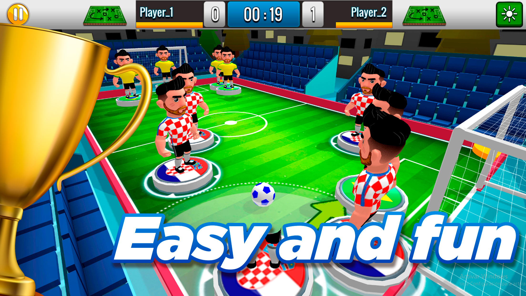 اسکرین شات 5 بازی Finger Kick Soccer 2024