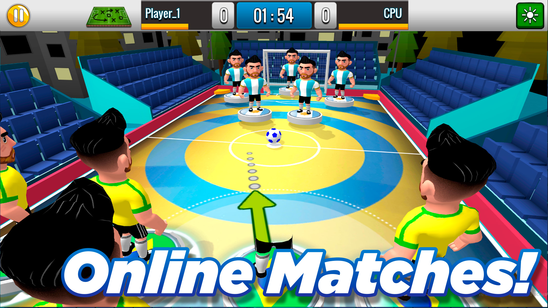 اسکرین شات 2 بازی Finger Kick Soccer 2024