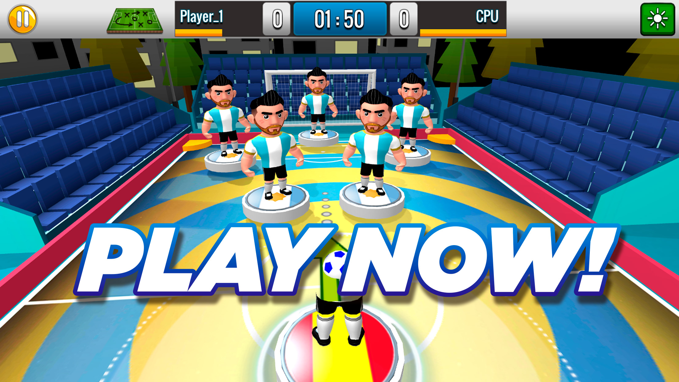 اسکرین شات 6 بازی Finger Kick Soccer 2024