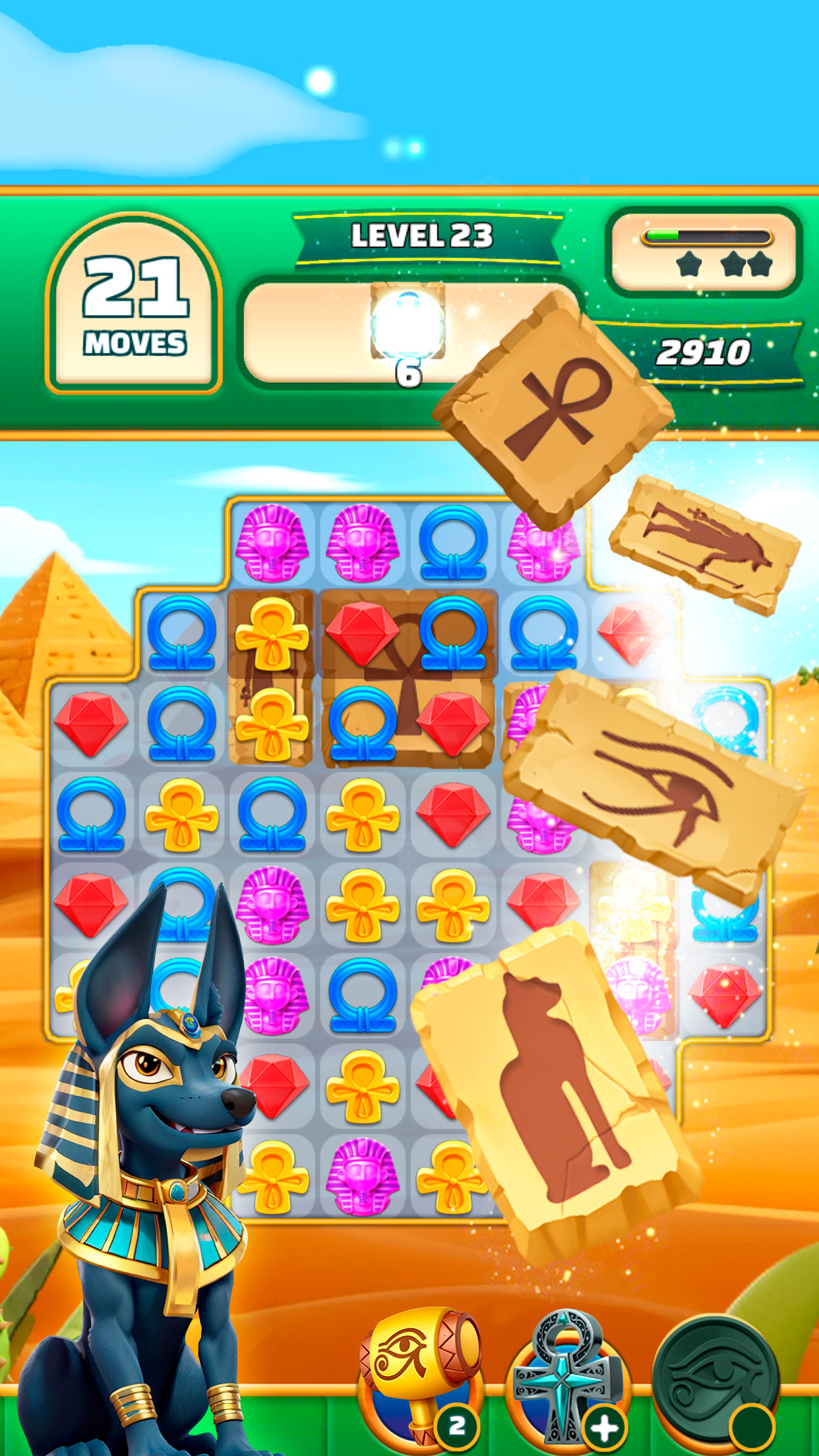 اسکرین شات 6 بازی Gods & Gems: Match 3 Puzzle