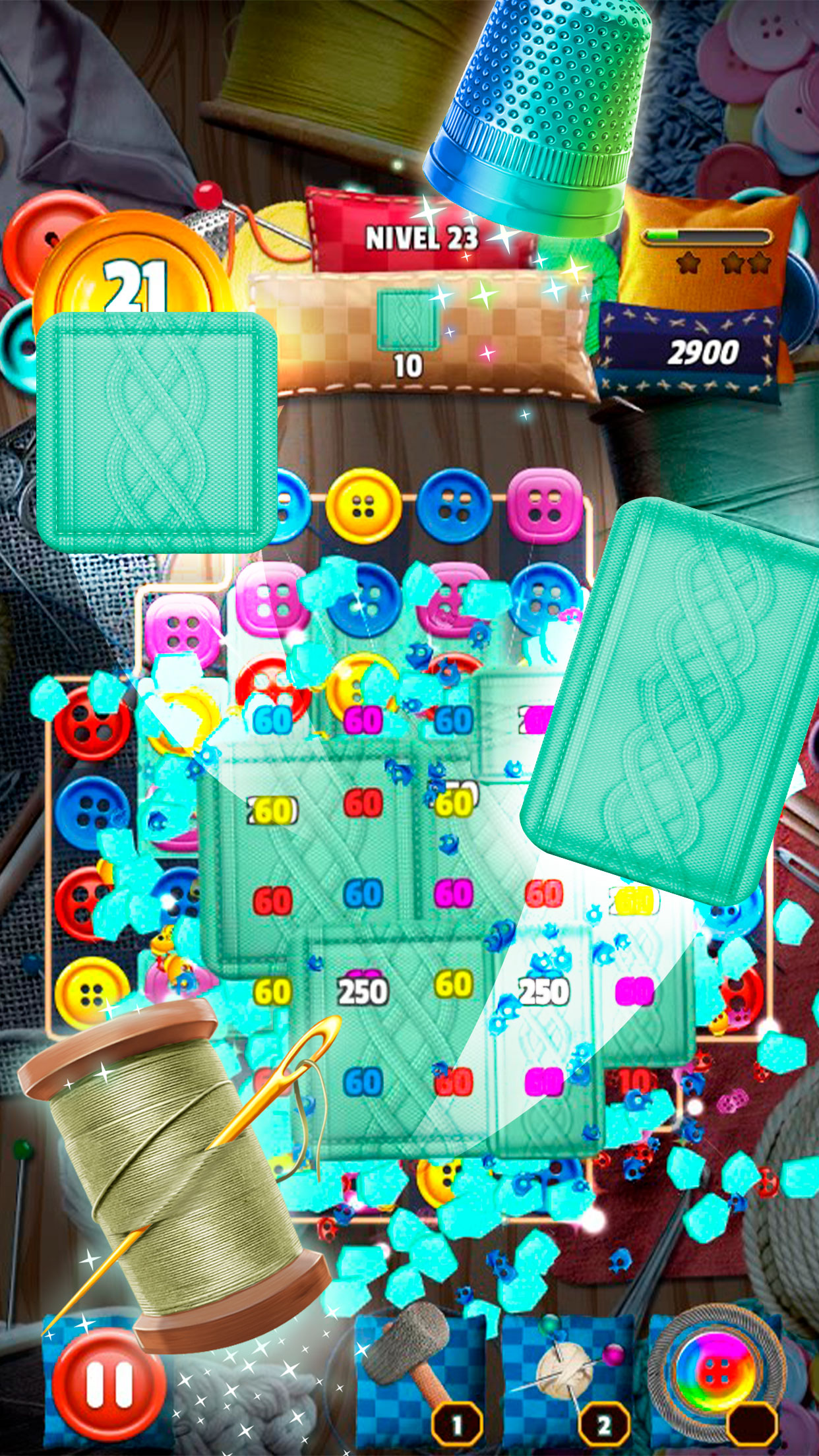 اسکرین شات 6 بازی Button Eyed Rag Doll Match 3