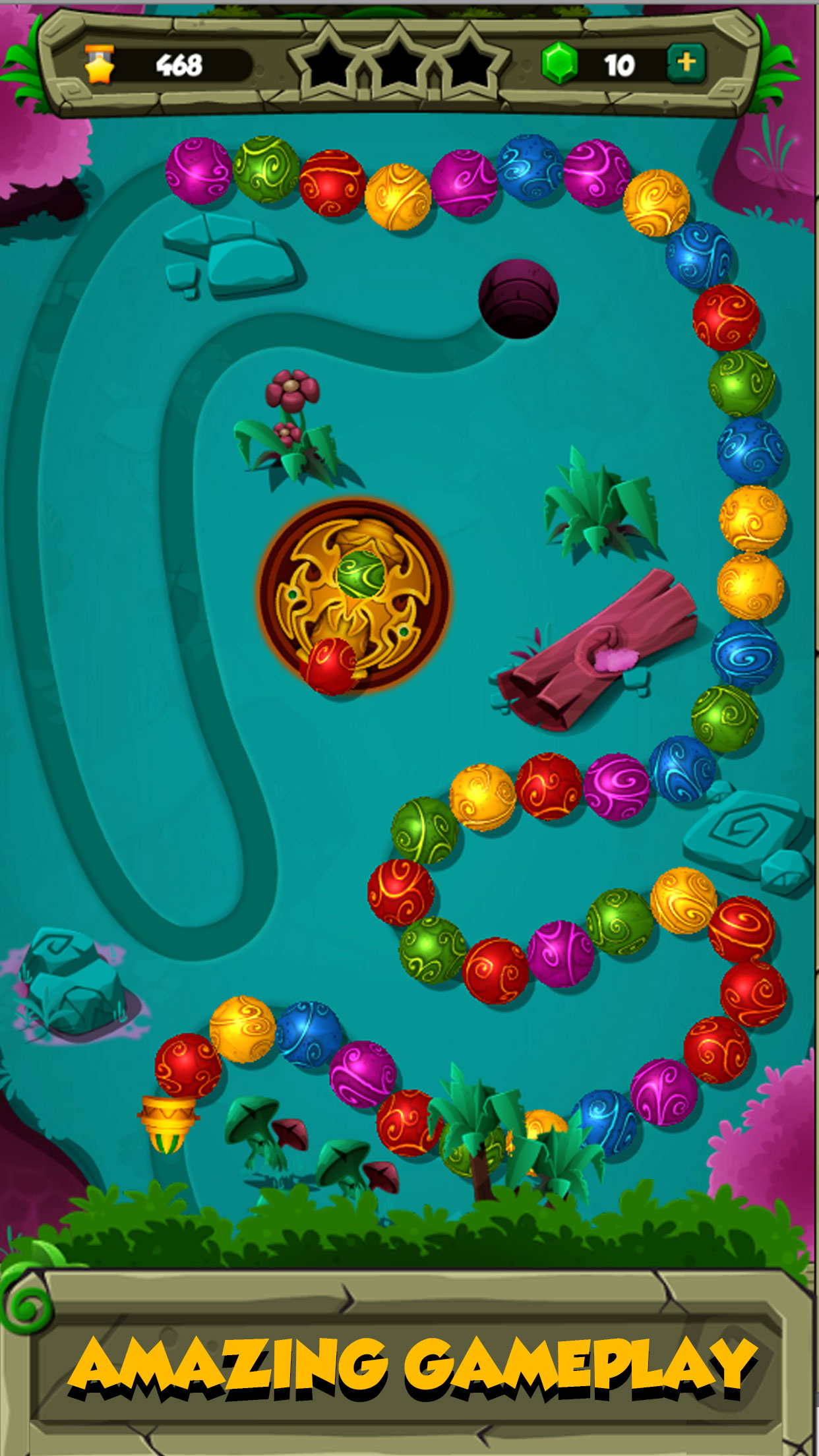 اسکرین شات 2 بازی Marble shooter: Legend begins