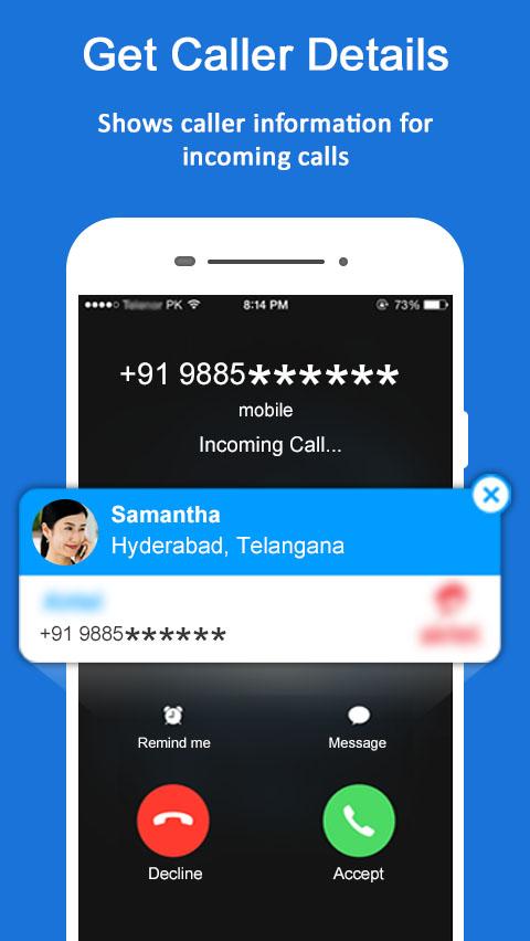 اسکرین شات 1 برنامه Mobile Number Location - Phone