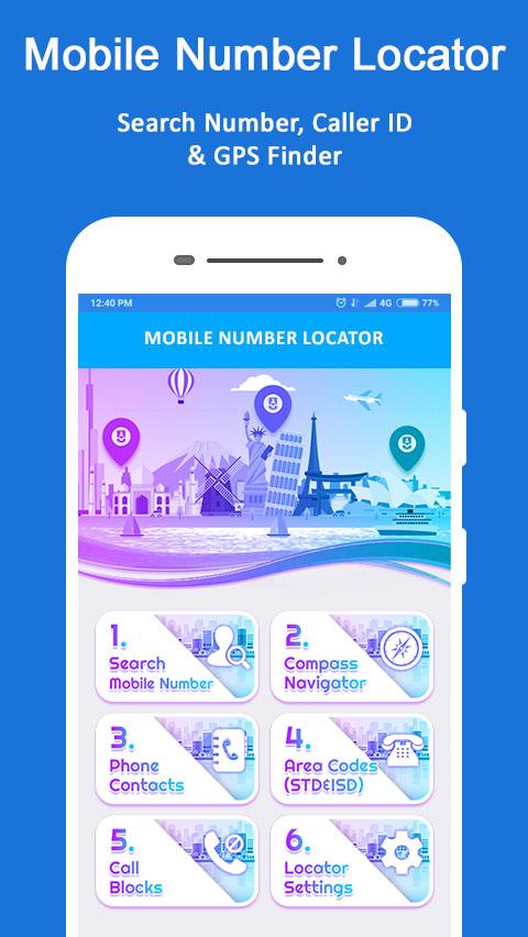 اسکرین شات 4 برنامه Mobile Number Location - Phone
