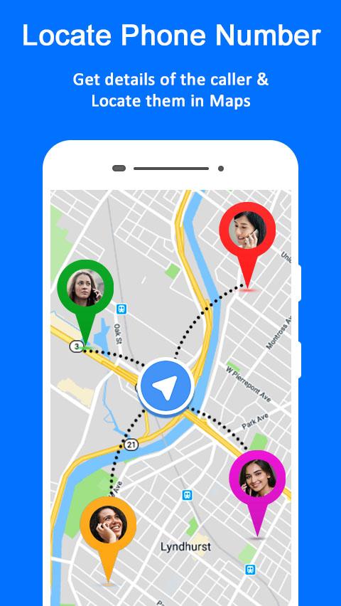 اسکرین شات 3 برنامه Mobile Number Location - Phone