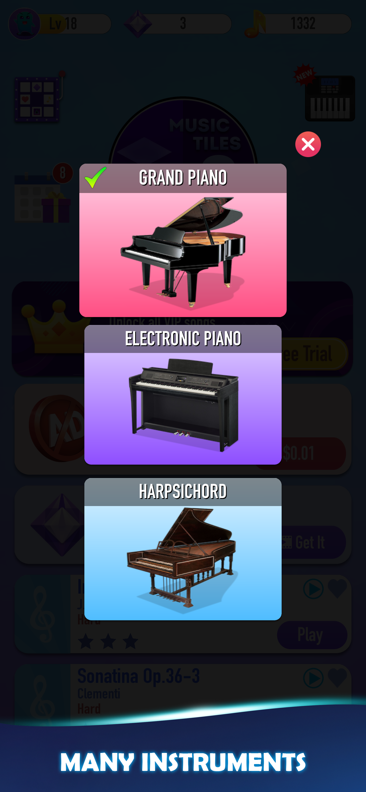 اسکرین شات 5 بازی Music Tiles 2 - Fun Piano Game