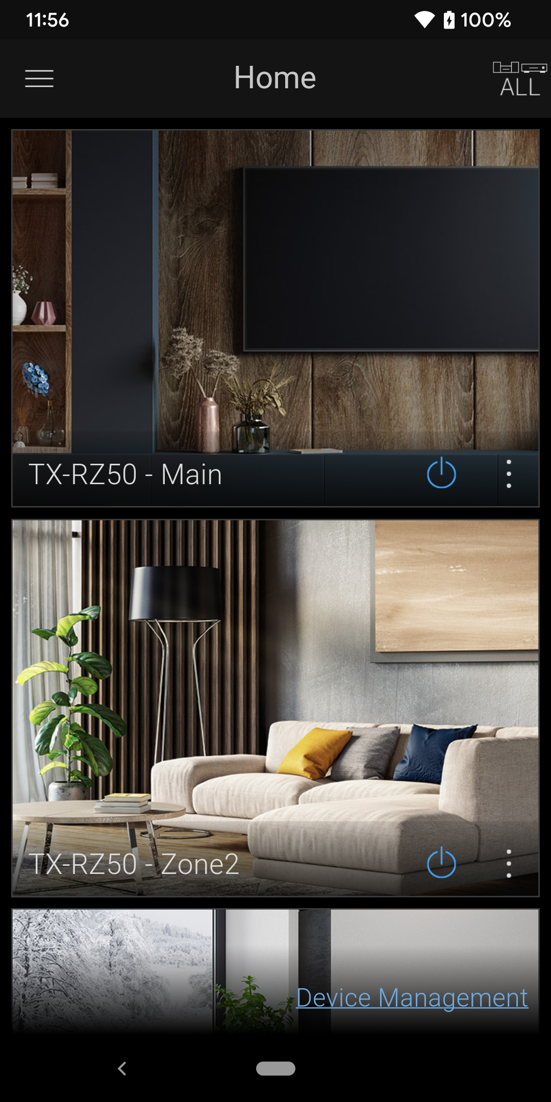 اسکرین شات 1 برنامه Onkyo Controller