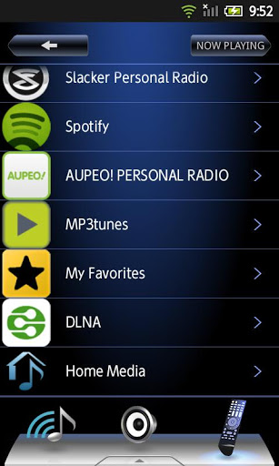 اسکرین شات 6 برنامه Onkyo Remote for Android 2.3