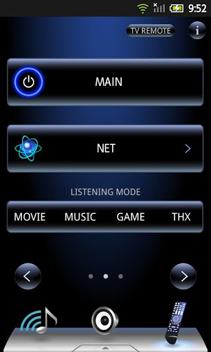 اسکرین شات 1 برنامه Onkyo Remote for Android 2.3
