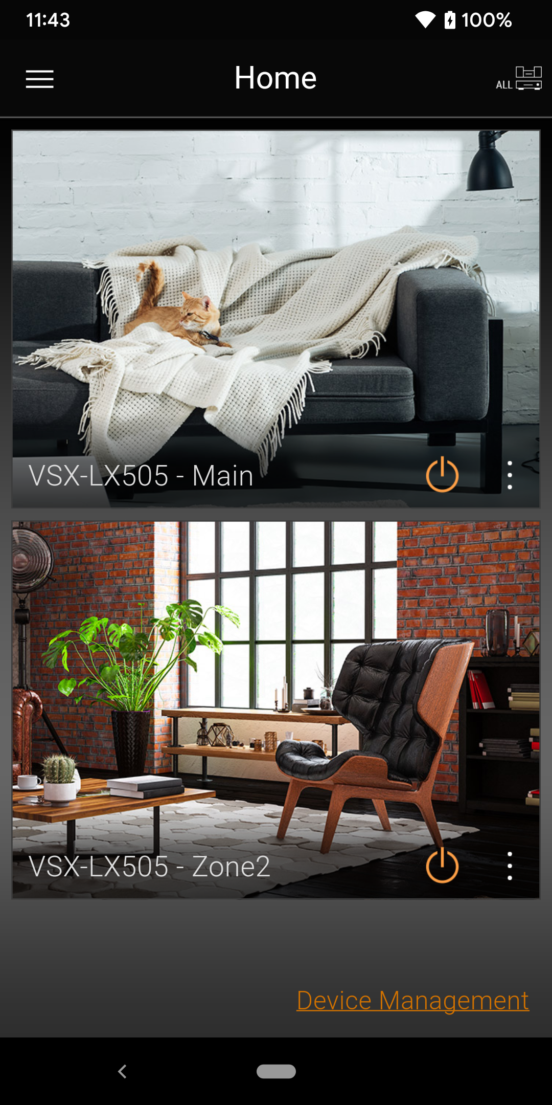 اسکرین شات 1 برنامه Pioneer Remote App