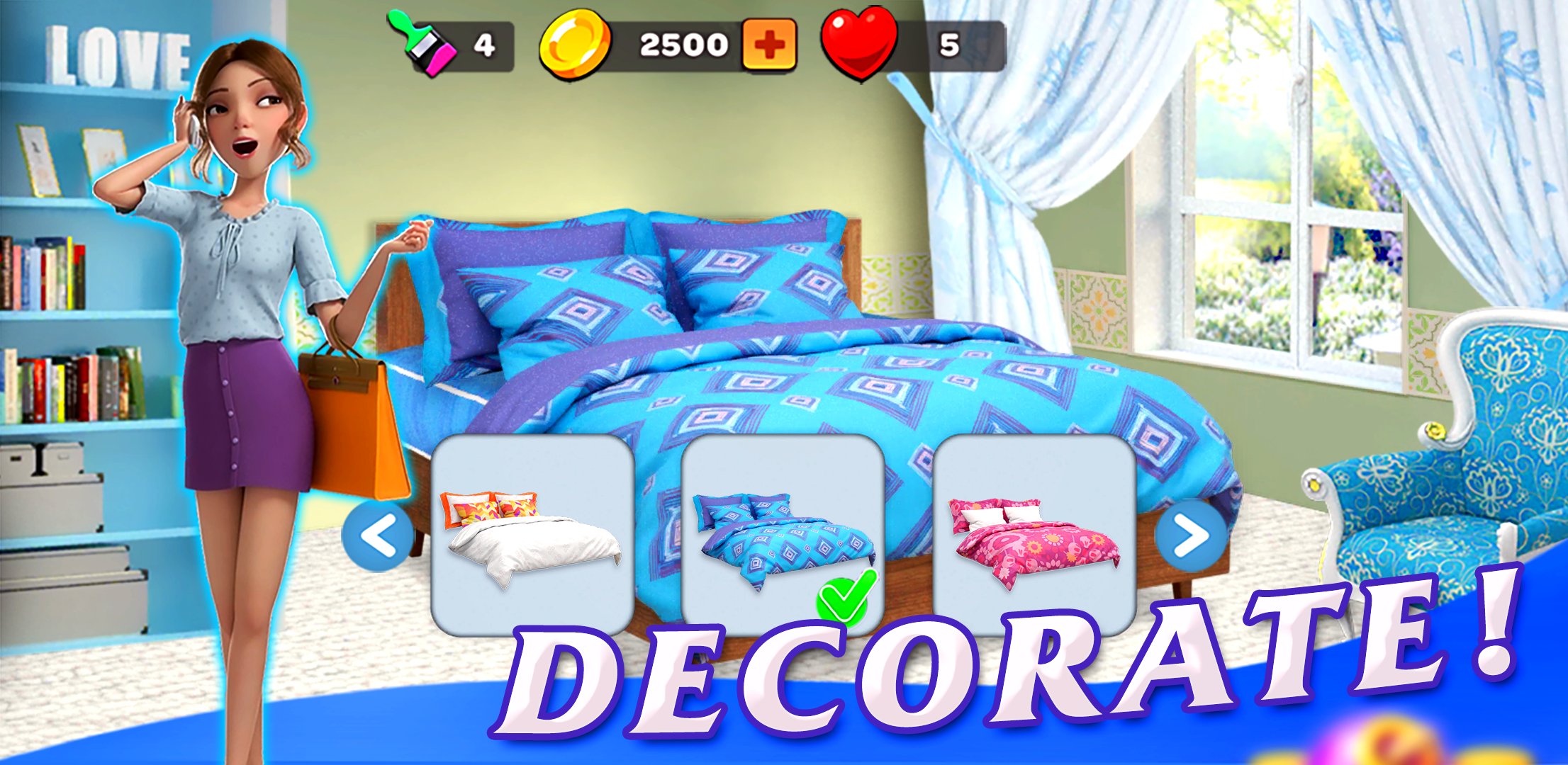 اسکرین شات 2 بازی Home Design - Decorate House