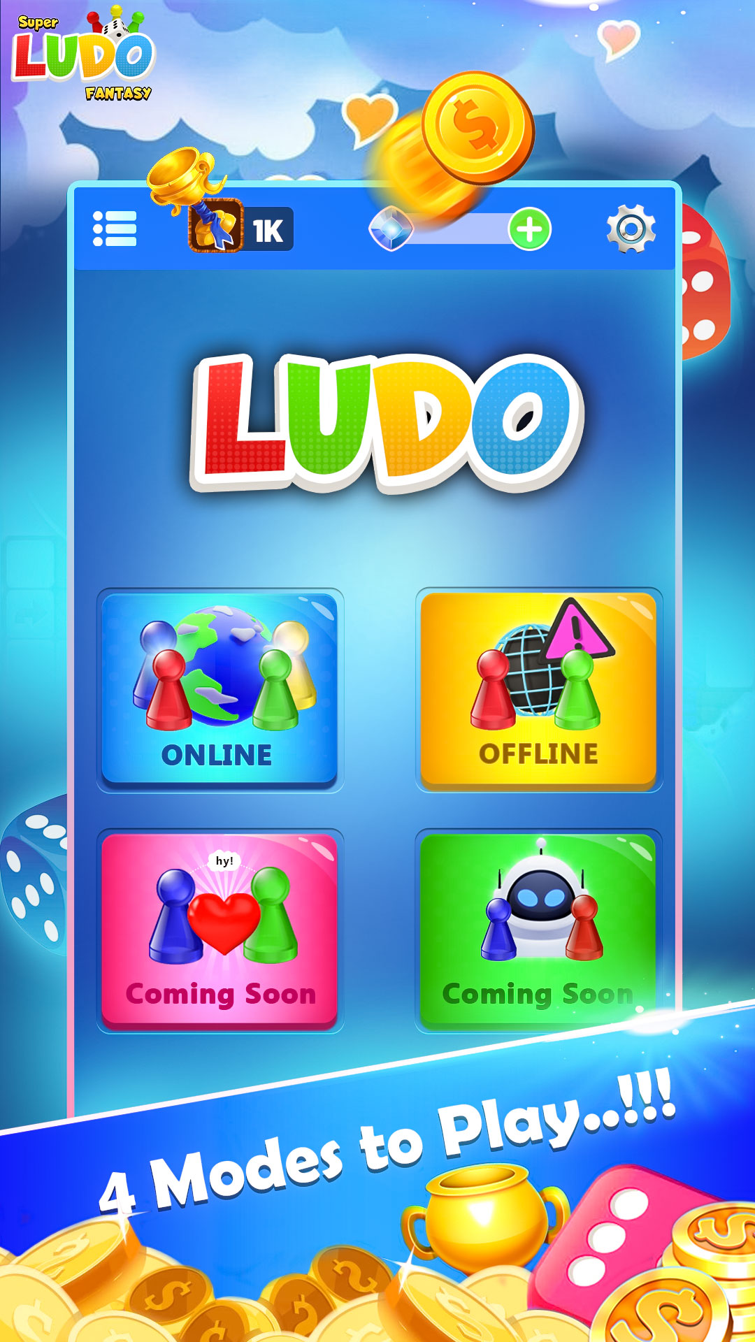 اسکرین شات 5 برنامه Super Ludo Multiplayer Fantasy
