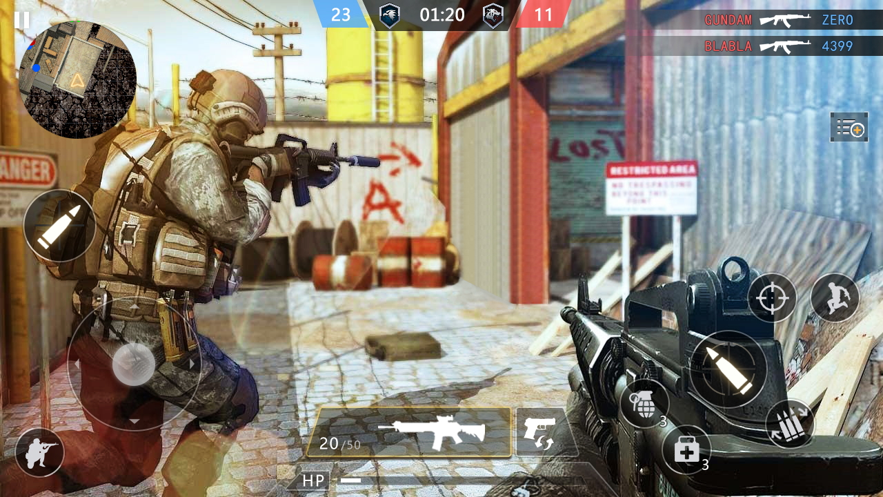اسکرین شات 1 بازی Bullet Fury: PvP Team Shooter