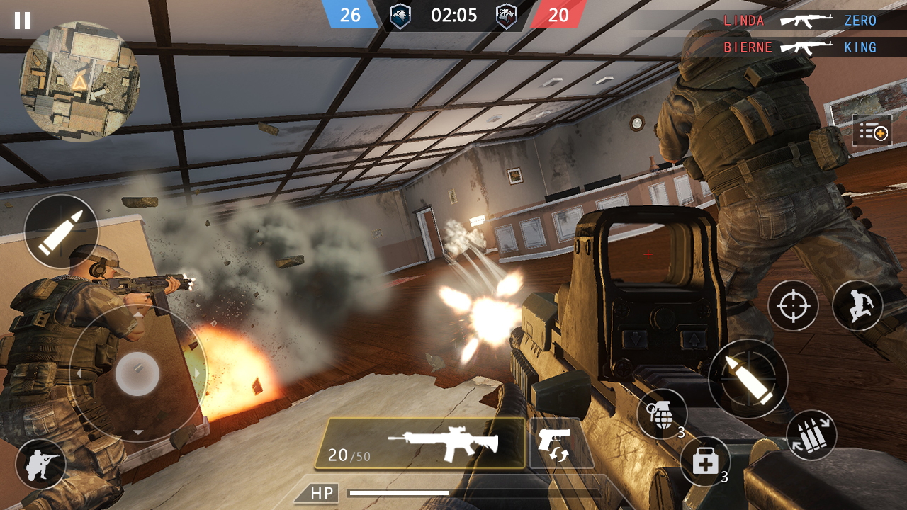 اسکرین شات 4 بازی Bullet Fury: PvP Team Shooter