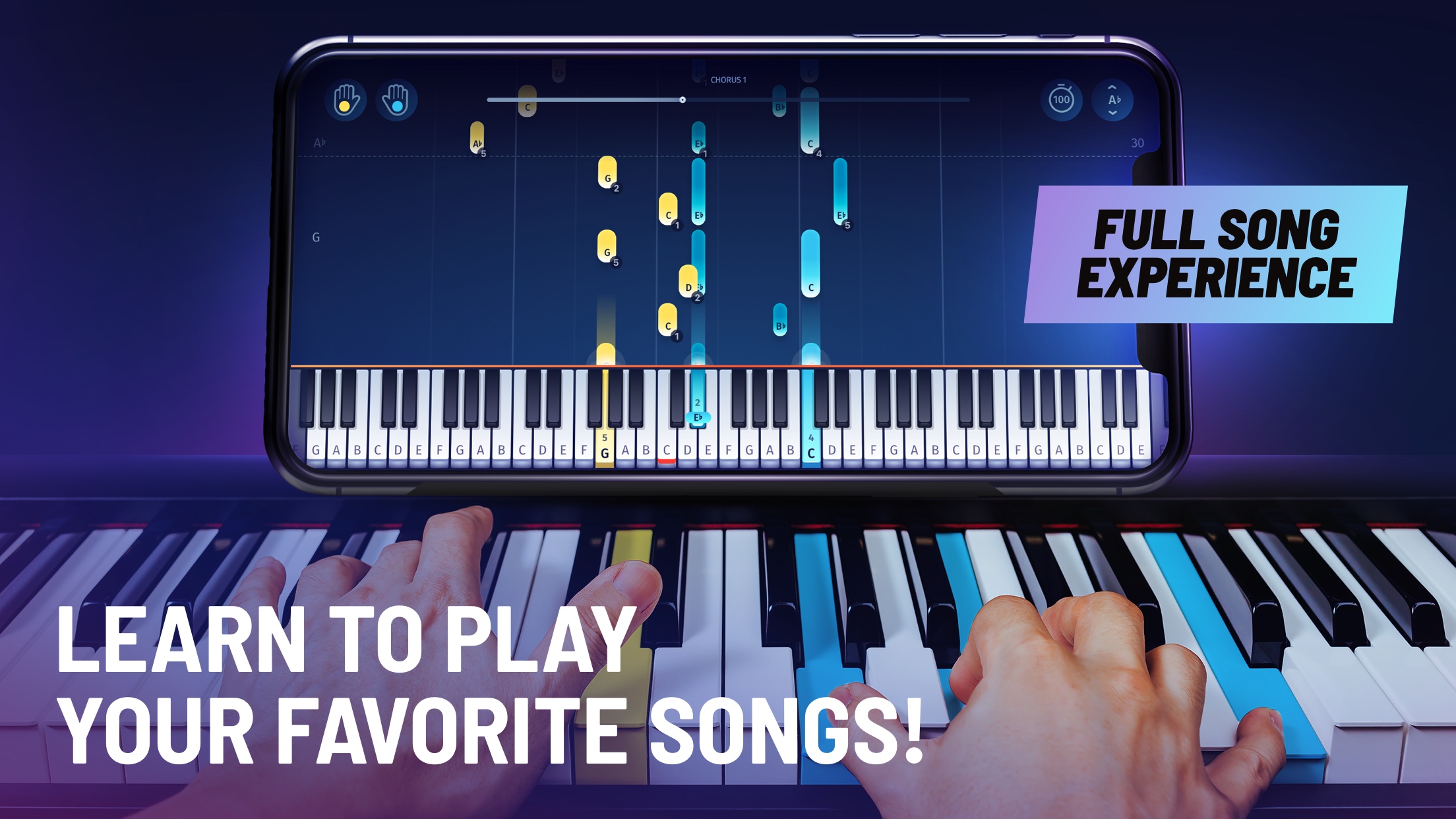 اسکرین شات 1 برنامه OnlinePianist - Songs on Piano