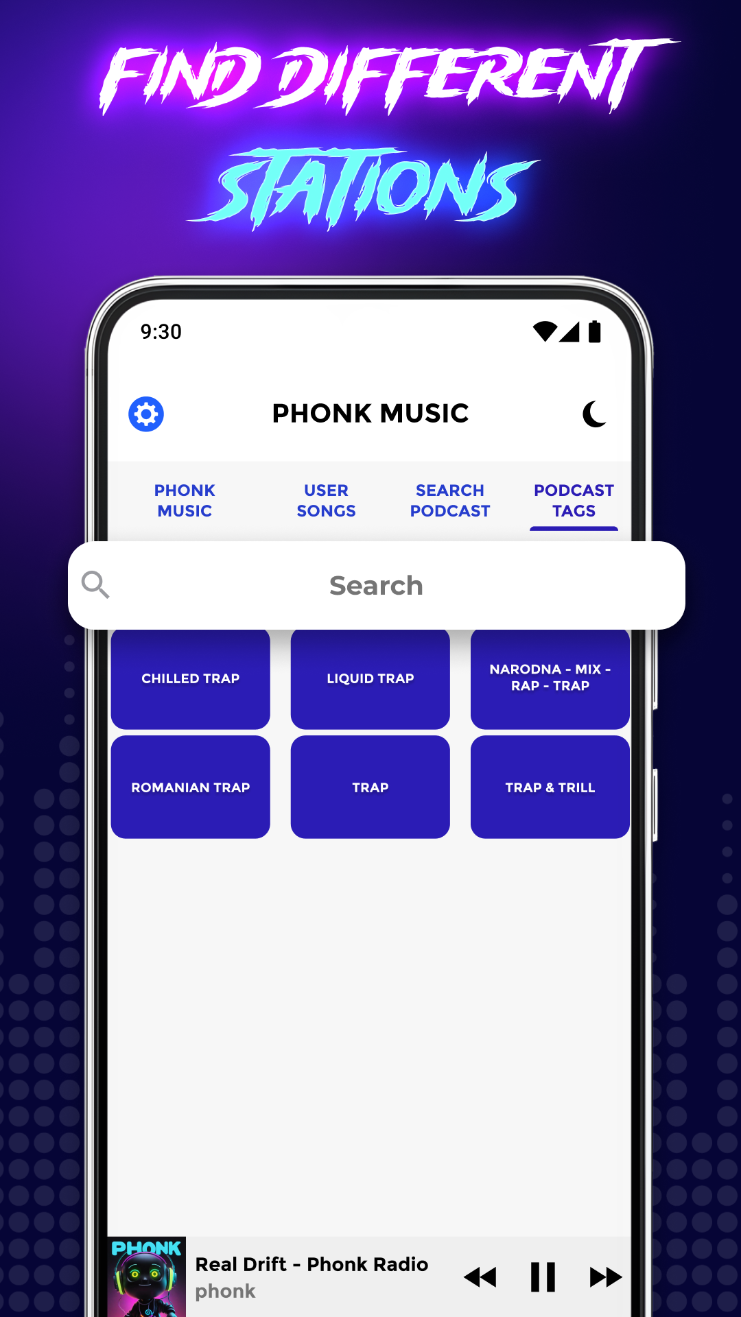 اسکرین شات 4 برنامه Phonk Music - Song Remix Radio